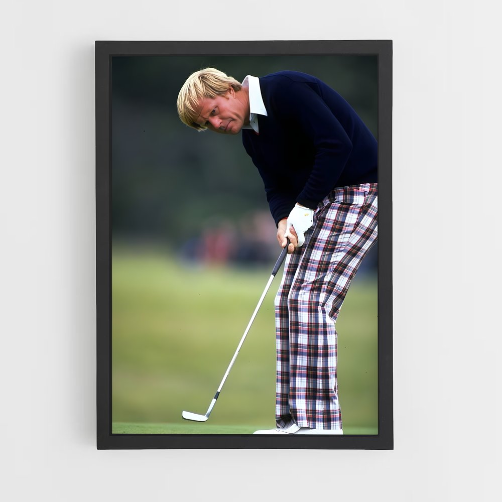 Poster Jack nicklaus – affiche Golf (vue 2)